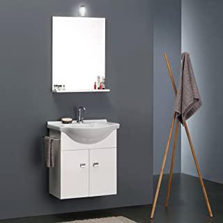 Recensioni di mobile bagno con lavabo e specchio