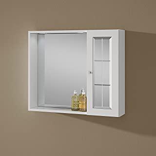Recensioni di specchio bagno con mensole laterali