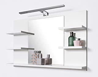 Recensioni di specchio con mensola bagno