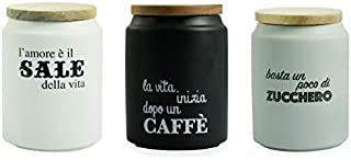 Recensioni di barattoli sale zucchero caffè moderni