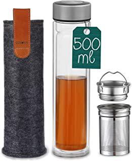 Recensioni di bottiglia con infusore